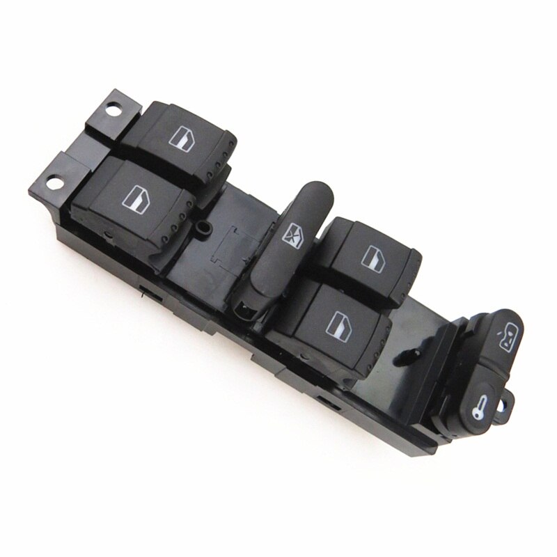 Wnętrze samochodu po stronie kierowcy główny przełącznik okna elektrycznego przycisk dla Passat B5 Bora golf 4 MK4 siedziba Leon toledo 1J4959857D 3B0959855B: 1XMaster Switch