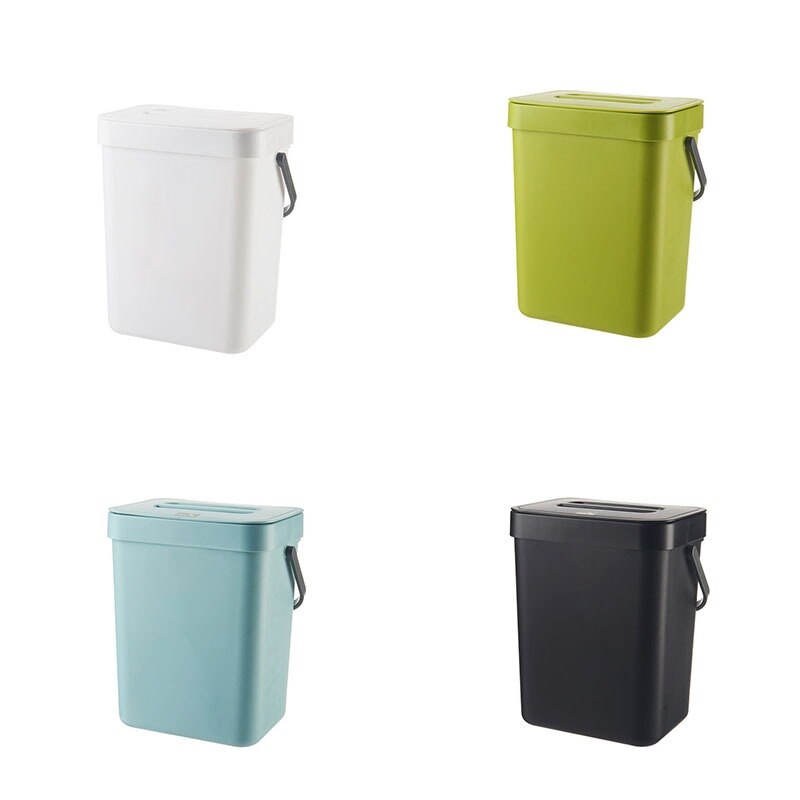 3L/5L/7L/12L Wandhalterung Klapp Mülleimer Küche Schrank Hängen Mülleimer Wohnzimmer Tür müll Auto Lagerung Eimer Mülleimer