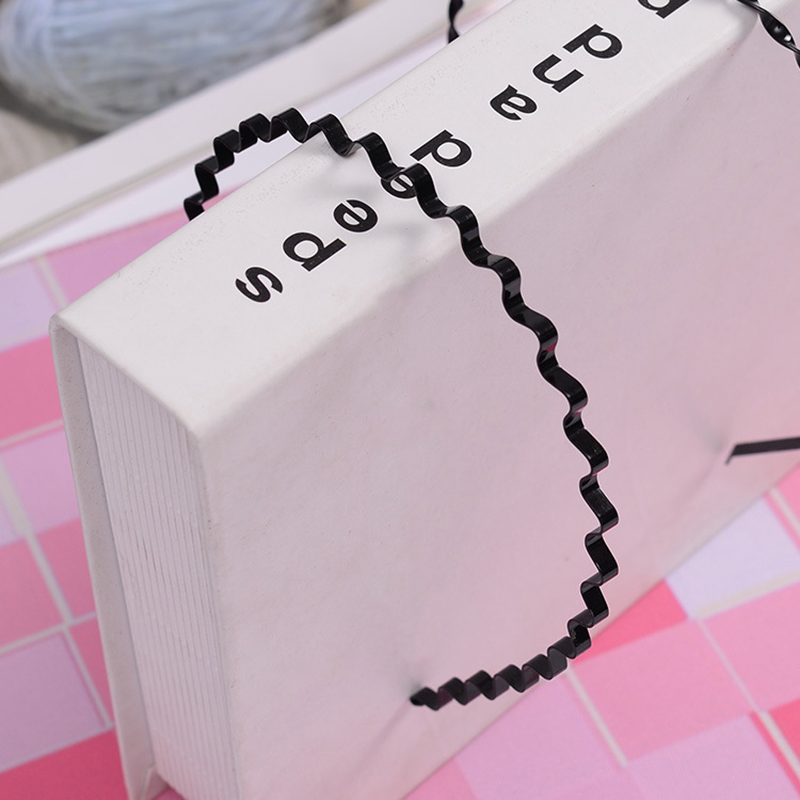 Metalen haarband voor mannen en vrouwen, unisex, zwarte golvende haarband, gezichtsreinigingshaarband, 5mm breedtes, eenvoudige sporthaarband, haaraccessoires: Grijs