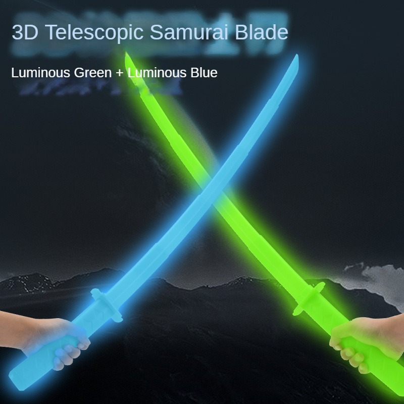 Cuchillo de gravedad 3D Katana, accesorios para fotos de adultos, espada samurái plegable retráctil, accesorios de juego de rol, juguetes creativos para aliviar el estrés