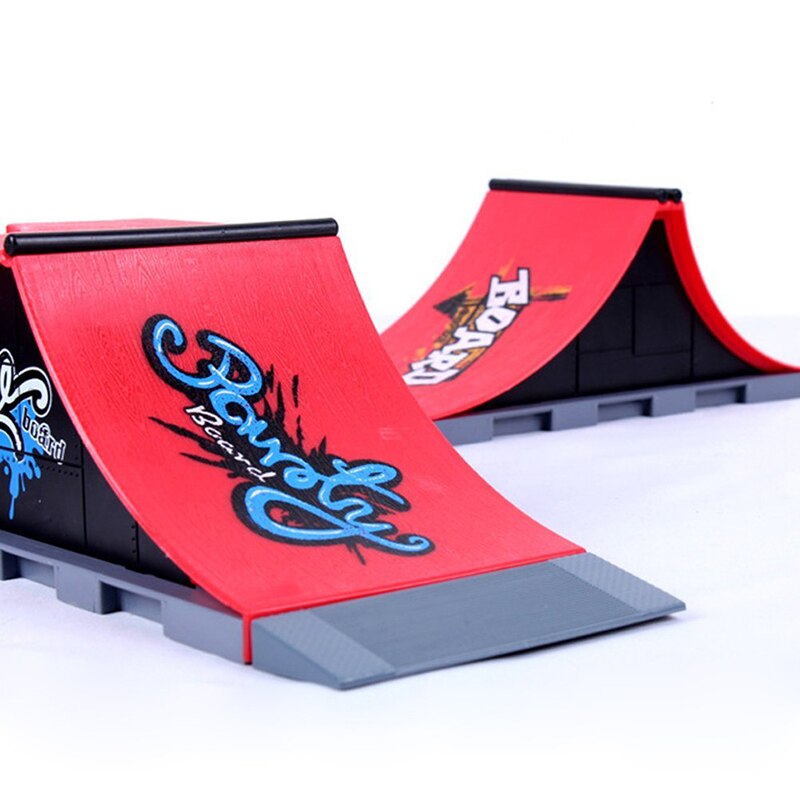Finger Ramp Park Mini Fingerboard Skate Teile Set Schwarz - Spaß Für Kinder Und Erwachsene Finger Ramp Park Mini Fingerboard Skate Teile Set Schwarz - Spaß Für Kinder Und Erwachsene