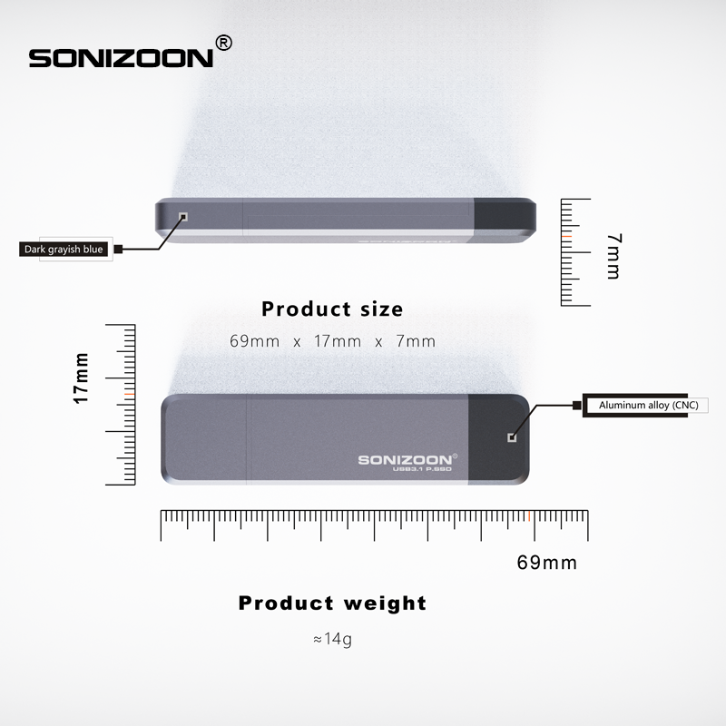 High cost performance Flash Drive USB3.2 Pen Drive 2tb/1tb/512gb Portable Solid State TPYEC-3.2 Your logo kuromi