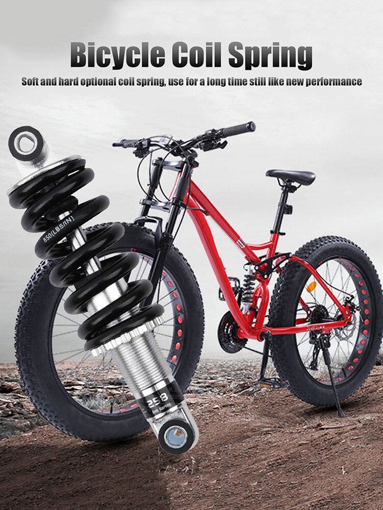 Bicycle Coil Spring Bike Spring Shock Absorption Scooter Mountain Bike Soft Tail Frame Rear Shock For Cycling Bicycle Accessory