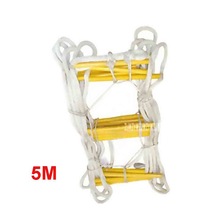 5M Upgrade Escape Ladder Wear-resistant Reinforced Anti-skid Soft Ladder Fire Inspection Rope Ladder 18-20MM (1-2nd floor)