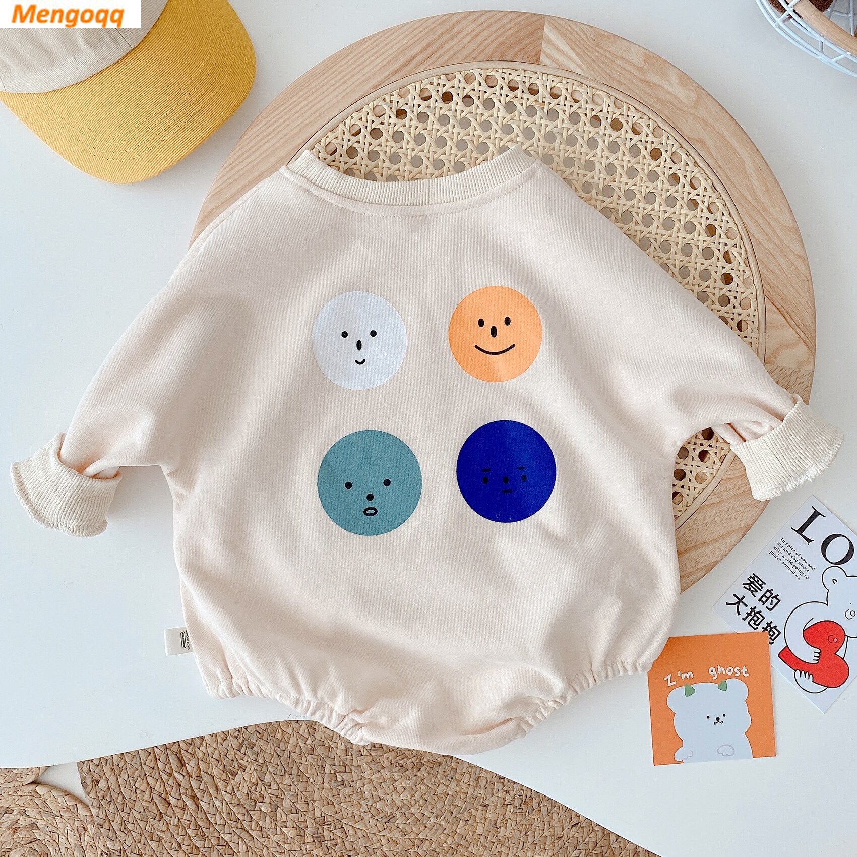 freundlicher Baby mädchen herbst frühling langarm bedruckte Outfits kleinkind freizeit jungen jumpsuits Baby sonnenanzüge Overall strampler 0-24m: 3-6m