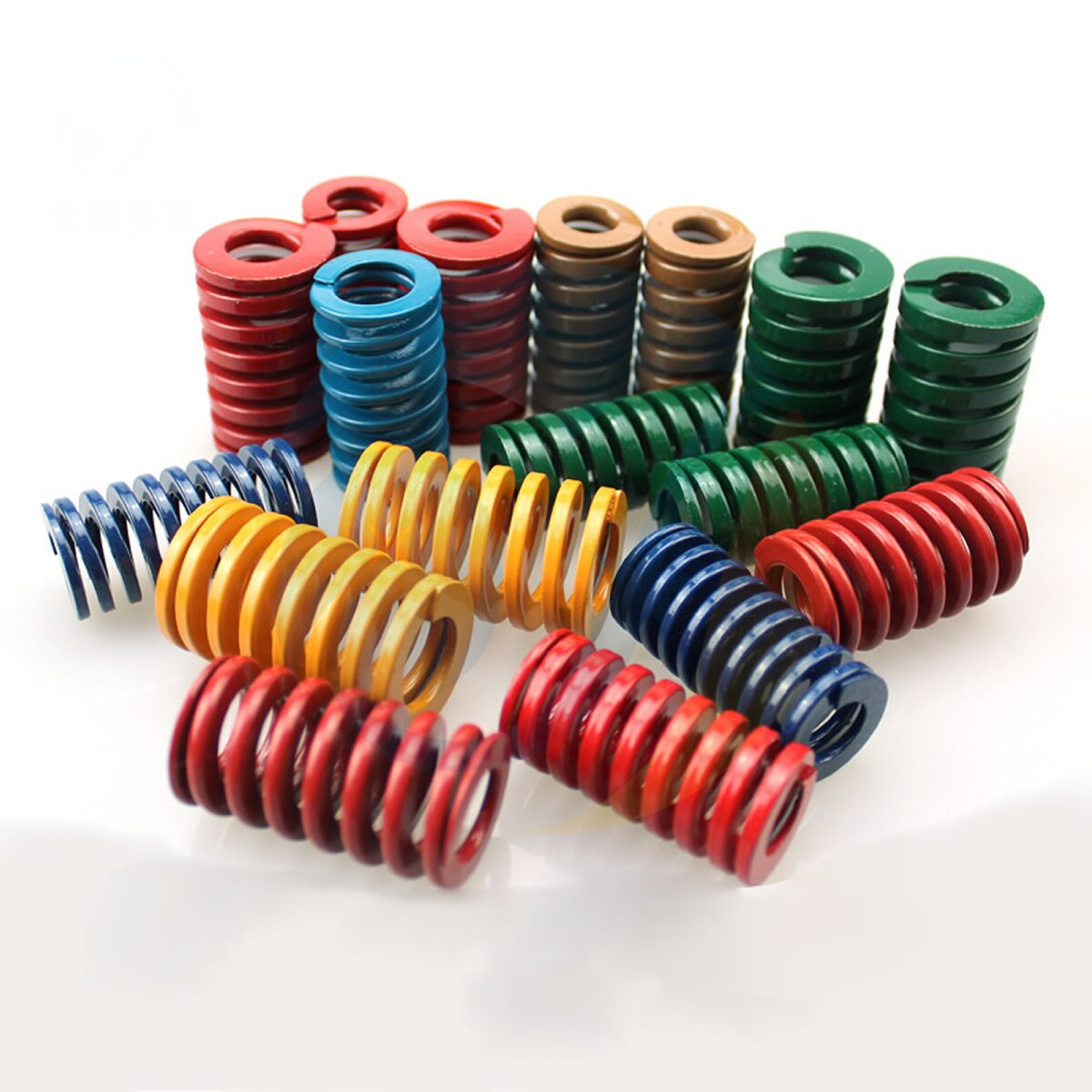 Injection molding Die Spring Yellow 22mm OD Light Load Compression Die Spring 22.0mm 22*100 22*125 22*150
