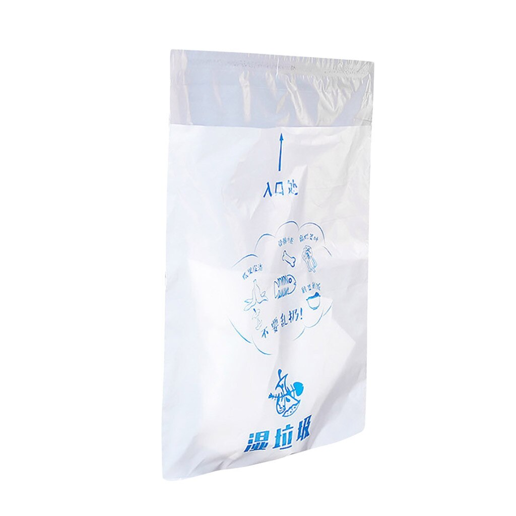 40PCS Car Trash Bag Disposable With a Strong Sticky Strip Portable Rubbish Bag Car Trash Bag Garbage Rubbish Disposable Bag: Blue 