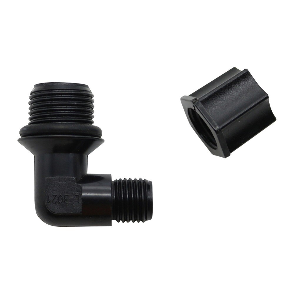 Variable diameter Elbow Water pump connector for Pure water machine 16mm Male Thread to 1/4" Hose Connectors 4 Pcs