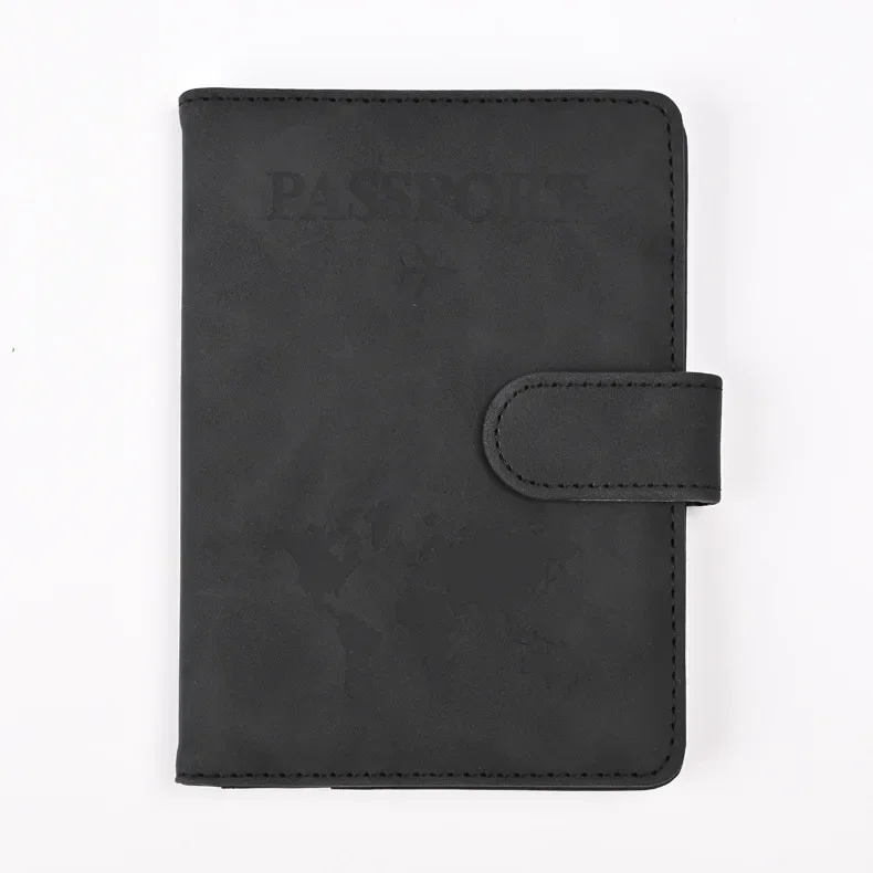 Fundas para pasaporte para hombre y mujer, porta pasaporte con estampado de letras, Clips para billetes de vuelo, tarjetero para tarjetas de crédito bancarias, organizador de viaje para pasaporte: Transparente