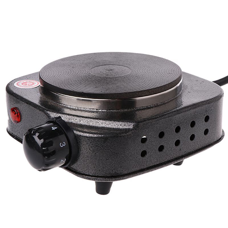 Mini elektrisk komfur kaffe varmeplade 500w multifunktionelt husholdningsapparat sæt