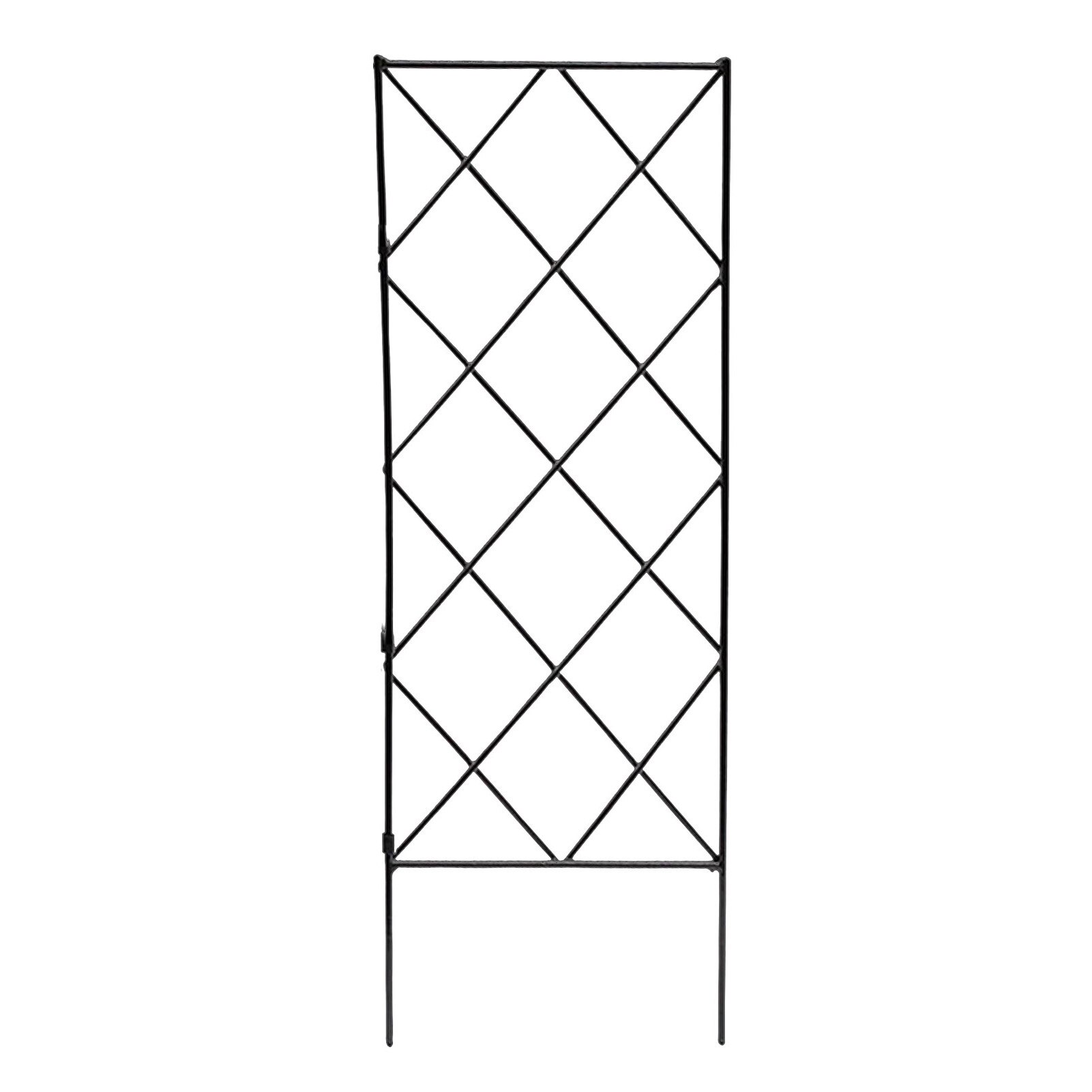 3pcs Foldable Plant Arch Climbing Trellis Frame Garden Flower Plant Growing Support Metal Iron Trellis Wall Black