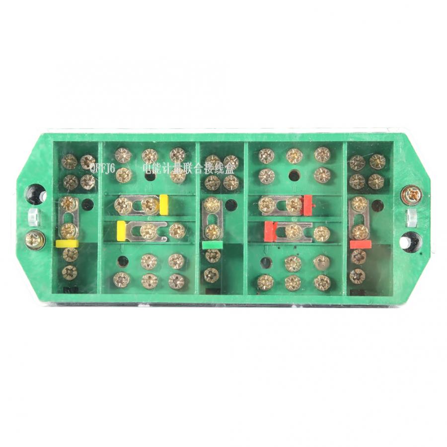 waterproof junction box QFJ6/2080-3 Three Phase Wires Household Meter Terminal Row Electrical Enclosure Junction Box wire.