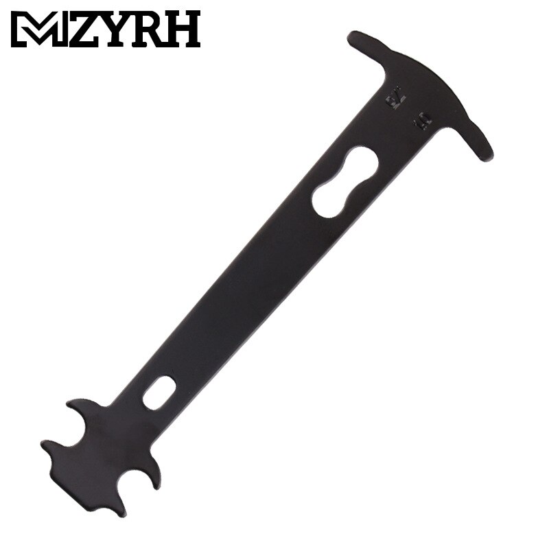 1Pc Bicycle Chain Checker Mountain Road Bike Wear Indicator MTB Bicycle Chain Gauge Measurement Ruler Cycling Repair Tool: Black