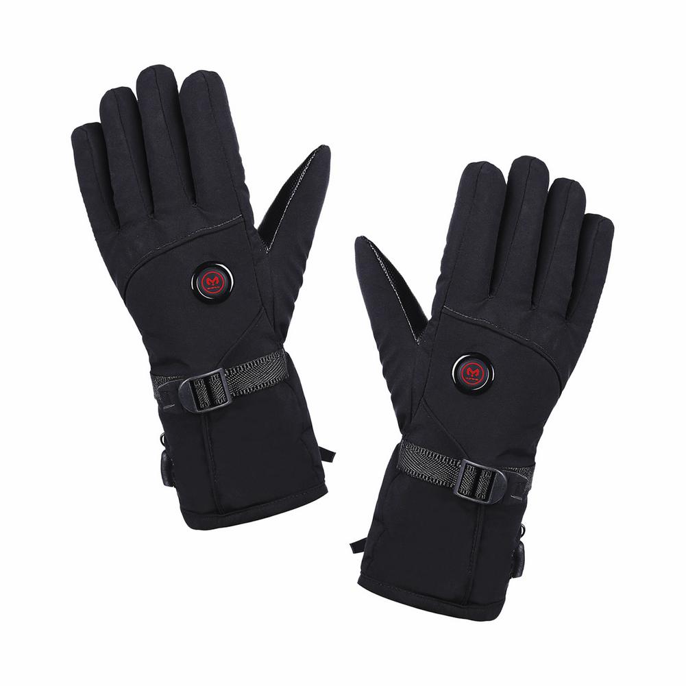Gants Chauffants D'hiver Femme - Tactiles, Doublure Fourrure, Poignet Long
