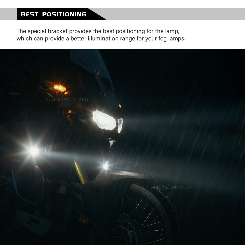 Auxiliary Light Mounting Brackets Driving Lamp Spotlight Holder For Honda CRF1100L CRF 1100 L Africa Twin Adventure Sports -