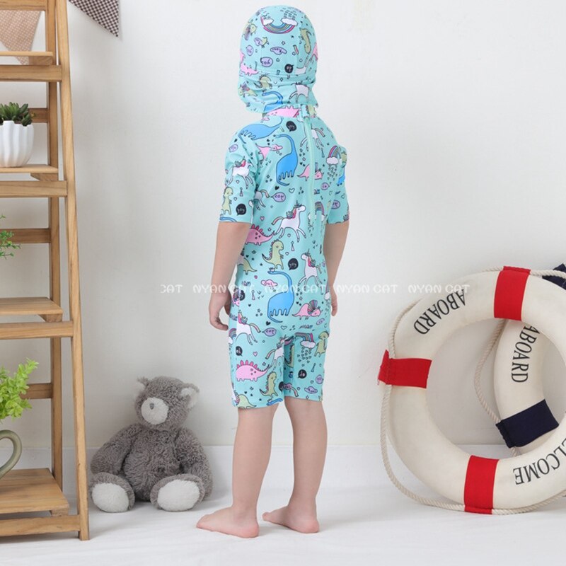 Kinderen Jongen Wetsuit Kids Dinsour Badmode Mode Voor Boy Badpak Kinderen Sport Zwemkleding Kinderen Badmode sneldrogend