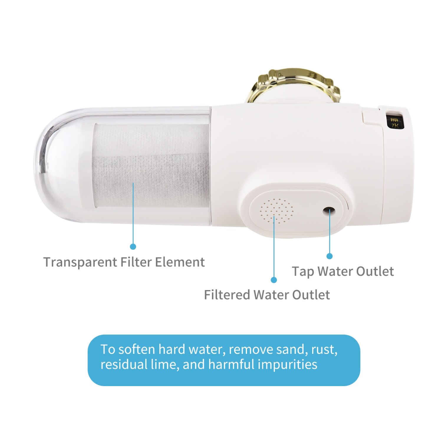 Kitchen Faucet Tap Water Purifier Faucet Filter with Tap Water Dual Output Kitchen Water Filtration System ACF Filter Filtration