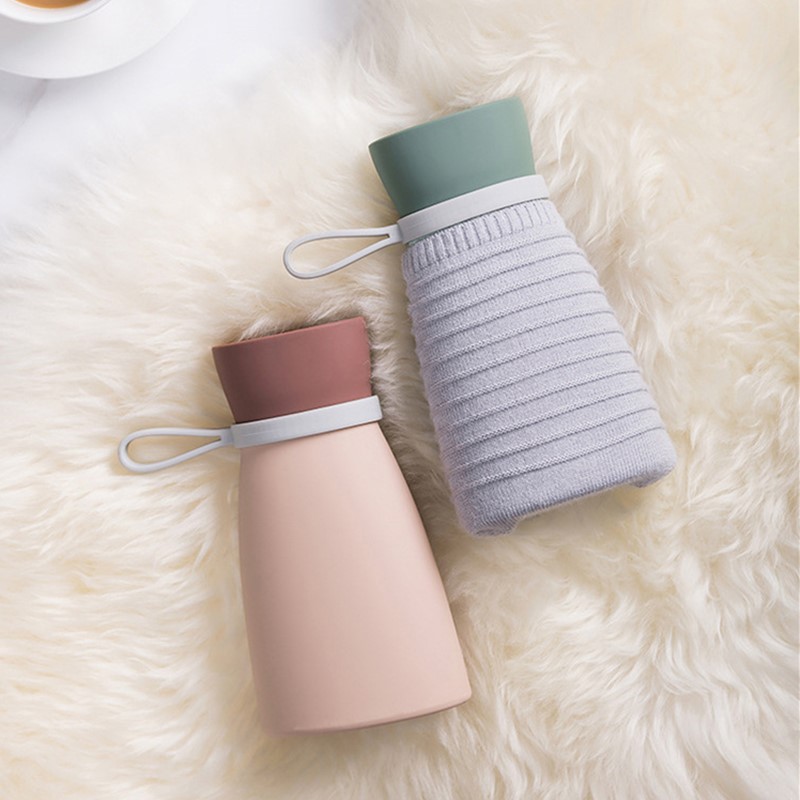 Bolsa de mano de silicona para calentar agua JO LIFE, portátil para calentar macarrón en microondas, bolsas de agua para pies