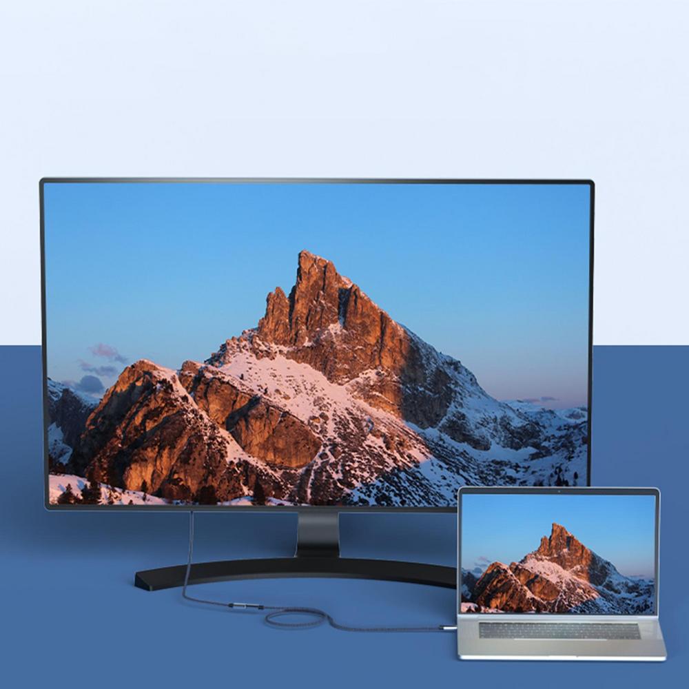 Thunderbolt 4 Extensão USB C, Macho para Fêmea, USB4 Estender, Cabo de Dados 40Gbps, 8K @ 60Hz, PD 5A 100W, Tipo-C, Fio de Dados para MacBook Pro