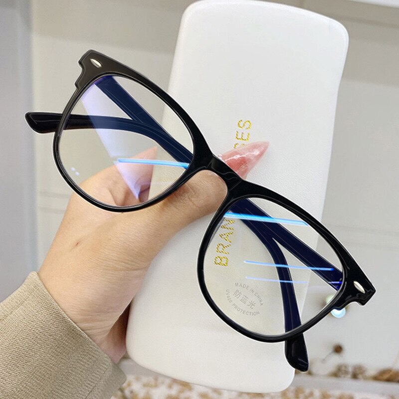 -1.0-1.5-2.0-2.5-3.0-6.0 Transparant Afgewerkte Bijziendheid Bril Mannen Vrouwen Zwart brillen Recept Kortzichtig Eyewear: -3.5 / SBA