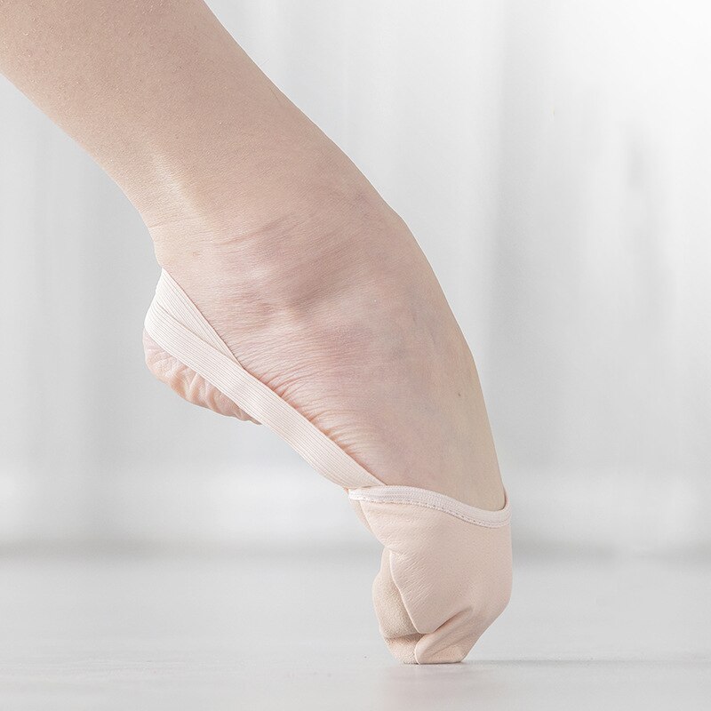 Half length rhythmic gymnastic shoes Gymnastics Shoes Soft Half Socks Ballroom Art Gym Accessories Ginastica Elastic Dance Shoes