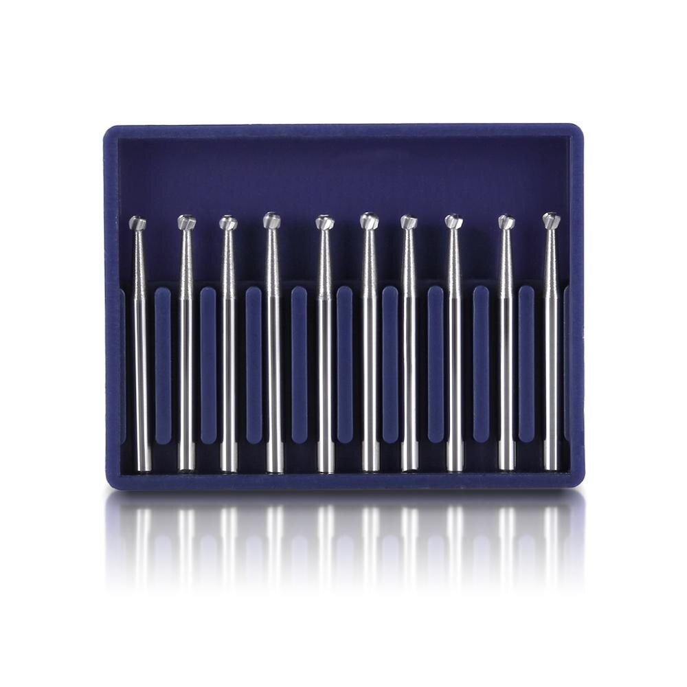 10Pc/Dozen Dental Fg Ronde Burs Boor Wolfraam Tandheelkundige Hardmetaalfrezen Dia-Boren Voor Hoge Snelheid Handpiecess medium Tandarts Gereedschap: FG4 10pcs box