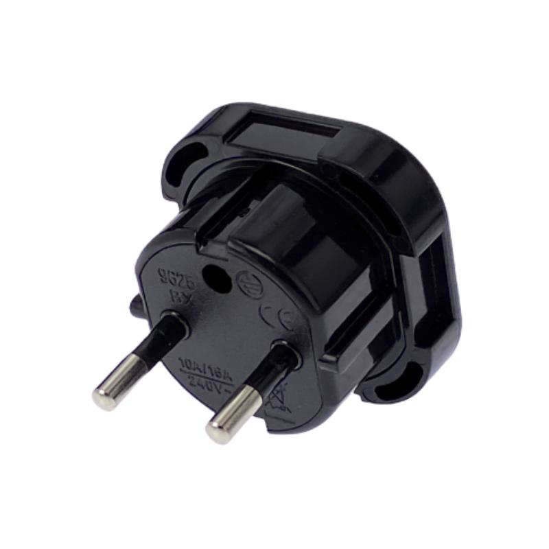 Usa til eu stikadapter fra australien usa storbritannien til eu euro korea universel rejseadapter hjemmestikadapter 2 -benet 4.8mm ac vægstikkontakt