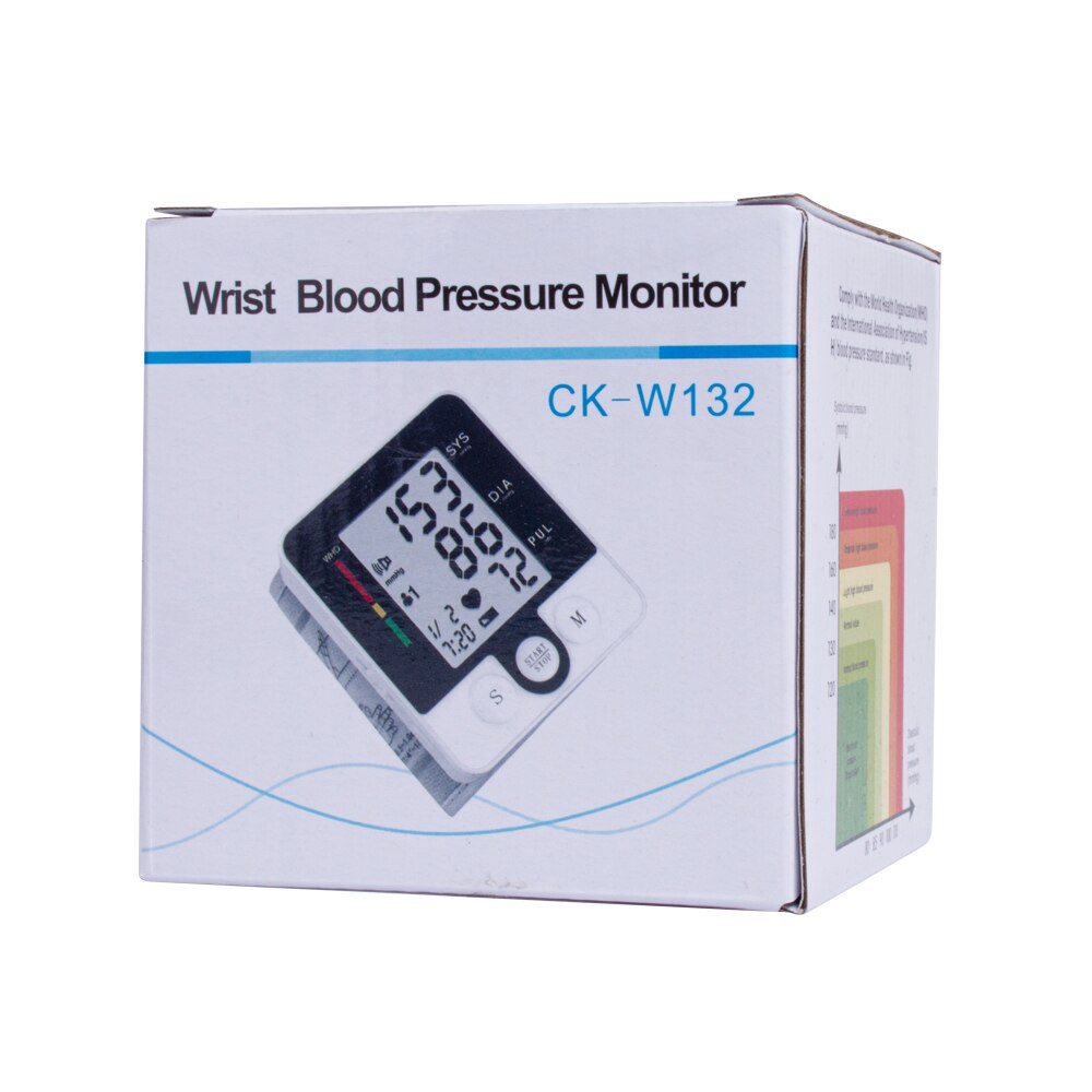 Smart BPM Health Care Pulse Measurement Sphygmomanometer Tonometer Digital Portable Wrist Blood Pressure Monitor