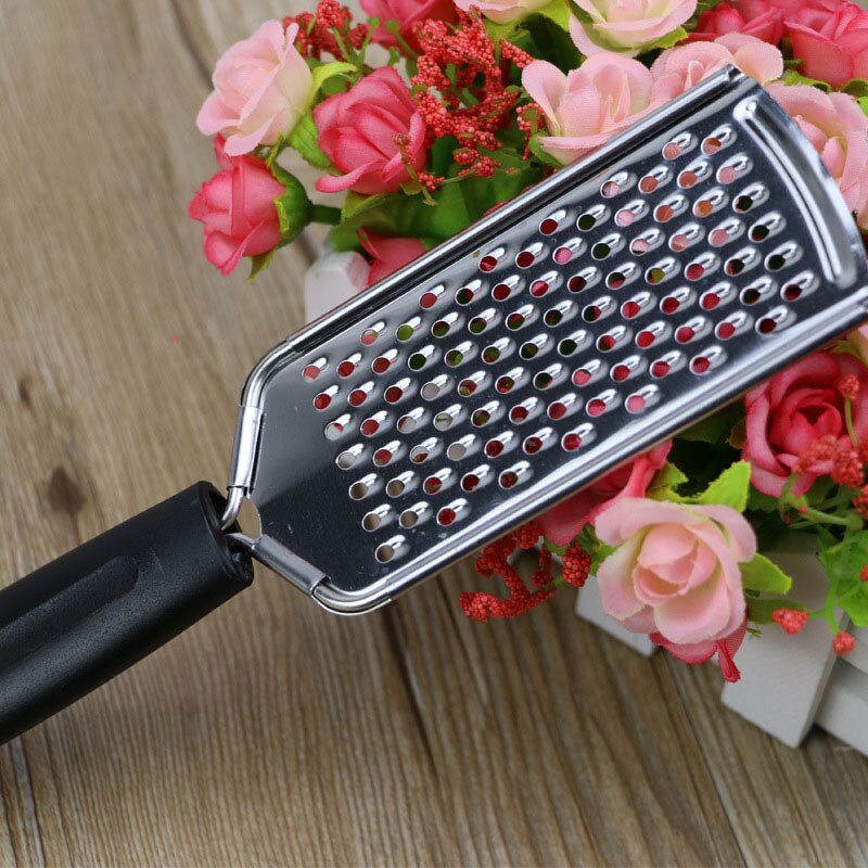 Stainless Steel Cheese Grater Long Handle Potato Vegetable Slicer Butter Grinder Fruits Shredder Butter Slicer Cooking Tools