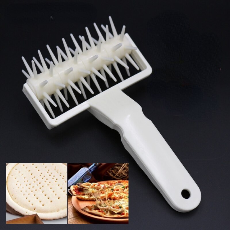 1 stücke Pizza rollen Stift schlagen Gebäck Rolle Stift Keks Teig Kuchen See Präge Teig Rolle Gitter Handwerk Backen Kochen werkzeug