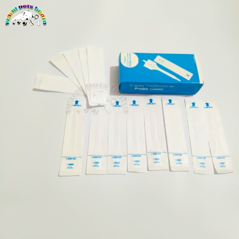 100Pcs Digitale Thermometer Probe Cover Elektronische Thermometer Beschermhoes Wegwerp Huisdier Thermometer Protector Cover: Default Title