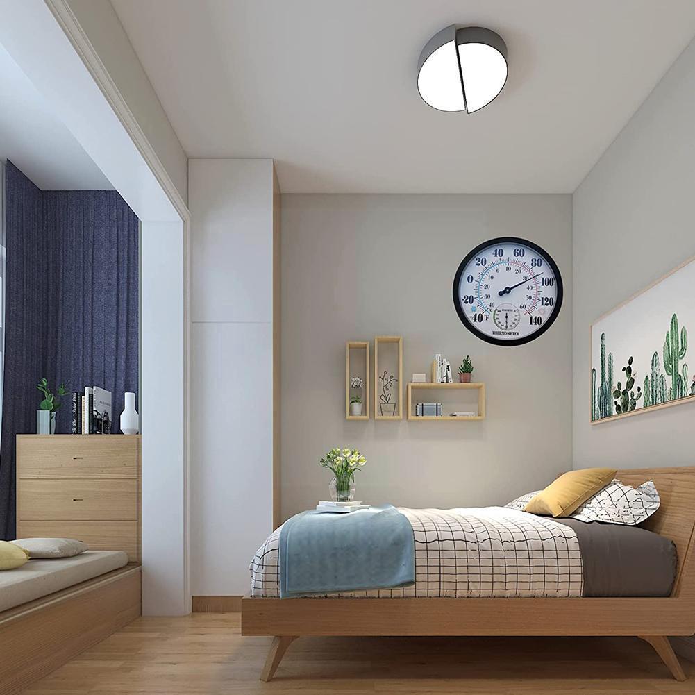 Mechanical Thermometer Meter Outdoor Garden Humidity Analog Gauge Hygrometer Z7C6