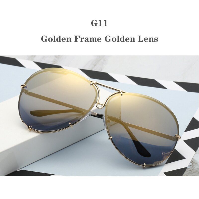 UV400 Anti-glare Metal Frame Sunglass Outdoor Driver Mirror Sun glasses Fishing For Male Female Driver Goggles Eyewear In Car: G11