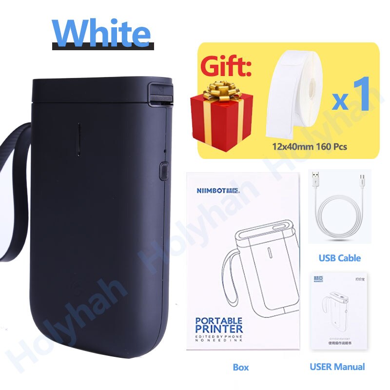 Niimbot D11 Mini Wireless Printer Bluetooth Thermal Label Printer Price Labeller Label Tag Price Printer: BL D11