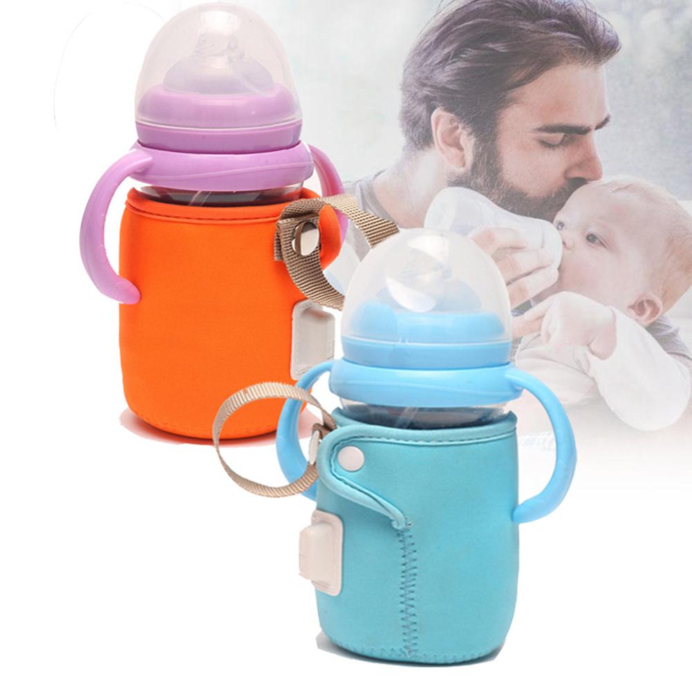 Usb Melk Warmer Koeltas Draagbare Reizen Cup Warmer Baby Verpleging Fles Cover Warmer Heater Bag Zuigelingenvoeding Fles Zakken
