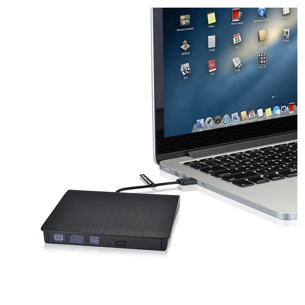 Burner USB 3.0 DVD CD R / RW external Slim Ultra Smooth Recorder / Player External Portable Netbook Laptop Desktop, Windows Ap