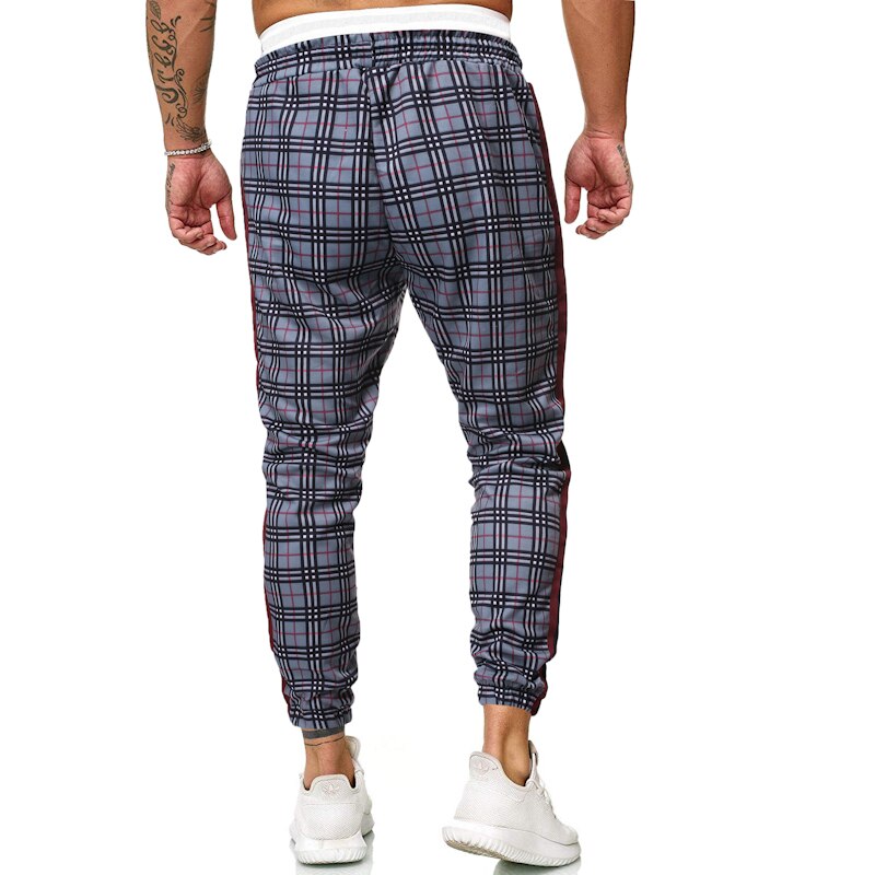 Plaid Broek Mannen Mode Hip Hop Joggers Streetwear Joggingbroek Voor Mannen Harembroek Mannen Casual Broek Mannen Gecontroleerd Broek