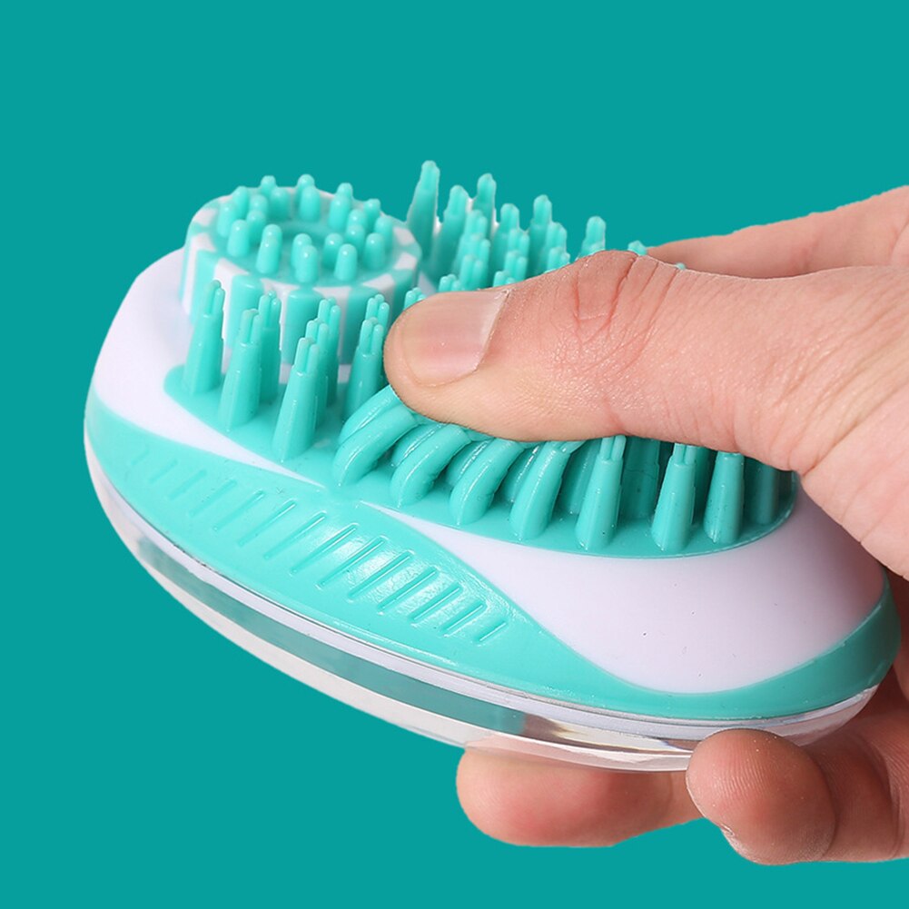 Hond Bad Borstel Siliconen Spa Shampoo Massage Borstel Douche Ontharing Kam Grooming Tool Voor Honden Katten Schoonmaken