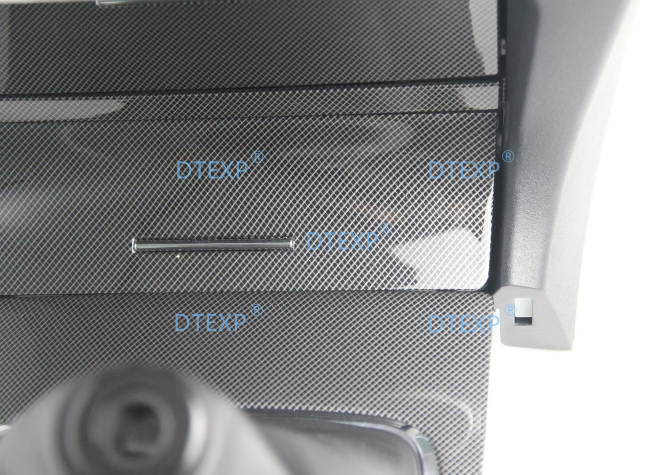 1 Piece Interior Carbon Fiber Board For Lancer Ex Gear Box Cover For Fortis Gt Carbon Fiber Board For Evo X Shift Box Plate