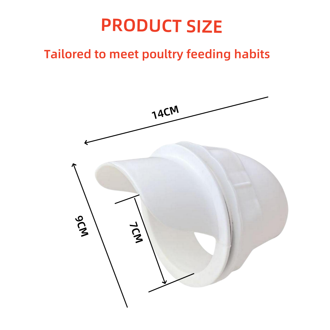 DIY Automatic Chicken Feeder Chicken Feeders No Waste Feed For Bucket Tank Barrels Bins Gravity Feed Kit Troughs