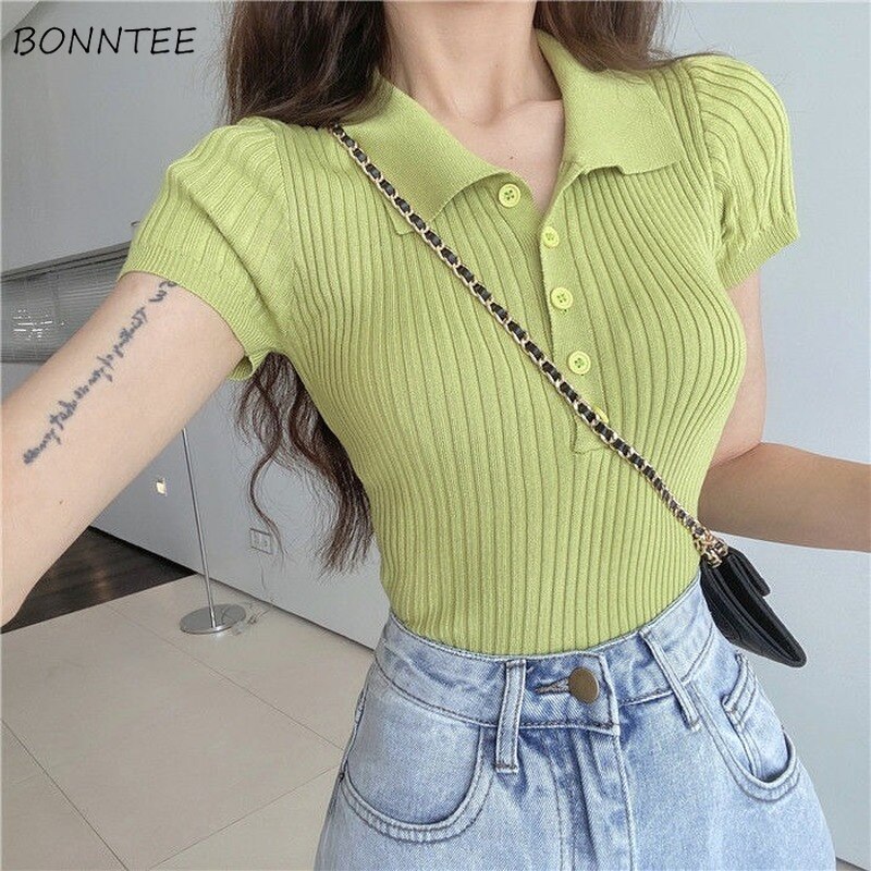 T-shirt à manches courtes pour femmes, Streetwear de Style coréen pour dames, confortable, Slim, solide, assortie, Simple, décontracté, offre spéciale