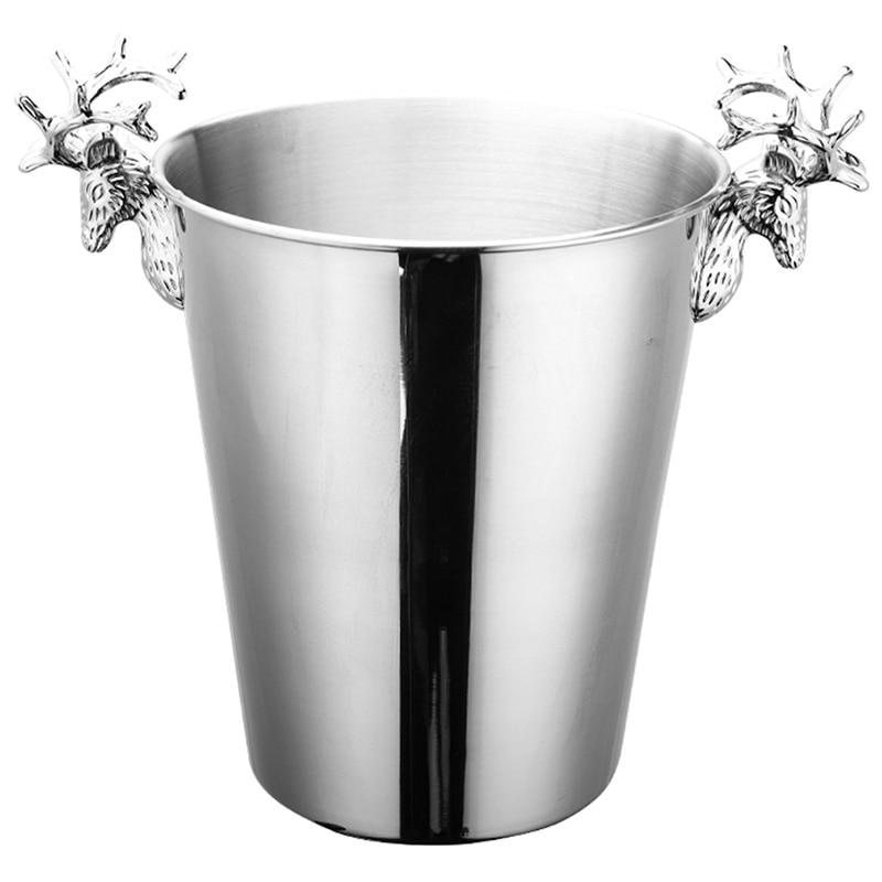 3l ishinkar i rostfritt stål vin ishink vinkylare kylflaska kylare champagne öl kallvatten maskin ishink sil: Default Title