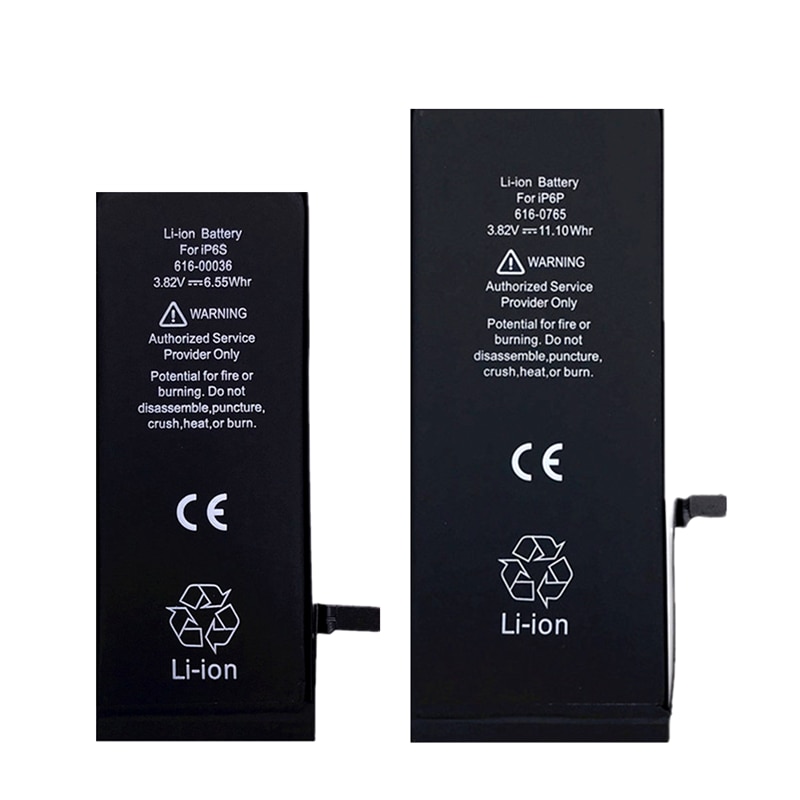 AYJ Batterie De pour iPhone 6 6S 5 5S 5C SE 7 8plus Remplacement Zéro Sans Cycle Kit D'outils De Réparation de Bande De Batterie Cas