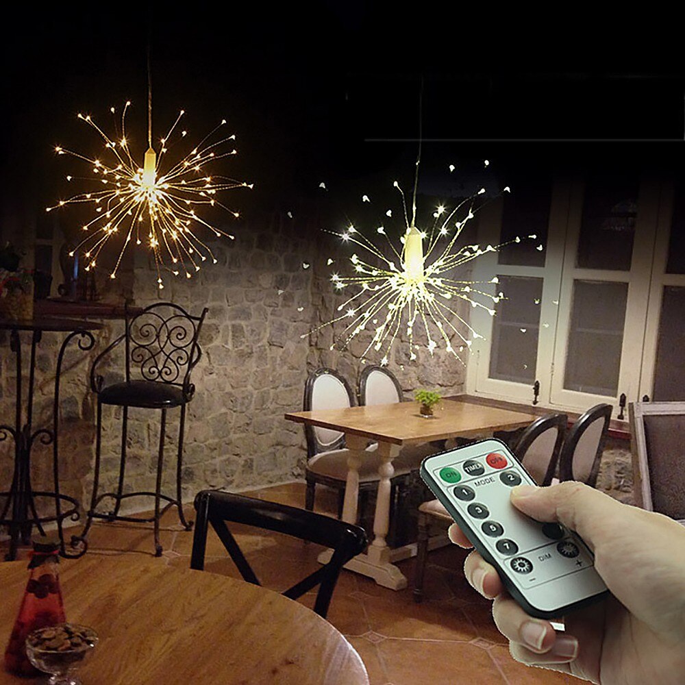 Guirnalda de luces LED ZUCZUG para fuegos artificiales resistente al agua en 8 colores