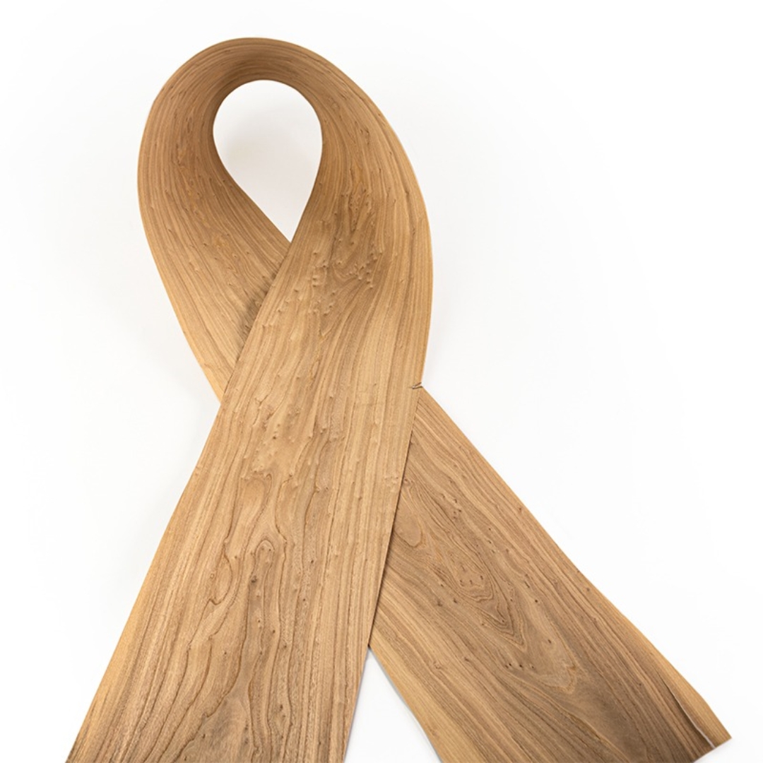 Placage en bois d'orme vieilli naturel de 0,5 mm d'épaisseur pour les projets de menuiserie, l'artisanat de meubles de bricolage et les applications de décoration faites à la main