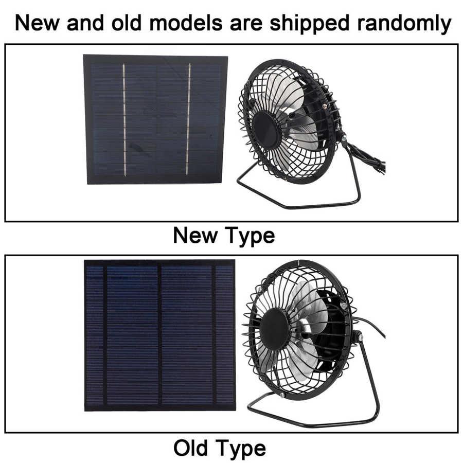 5w mini solcelle oplader panel med bærbar køle drevet ventilator fotovoltaisk solpanel sæt til drivhus