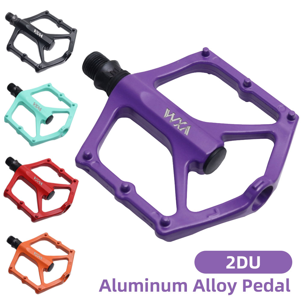 Pedales de bicicleta ultraligeros 2DU, accesorios de piezas de bicicleta de plataforma plana para ciclismo de carretera bmx Mtb