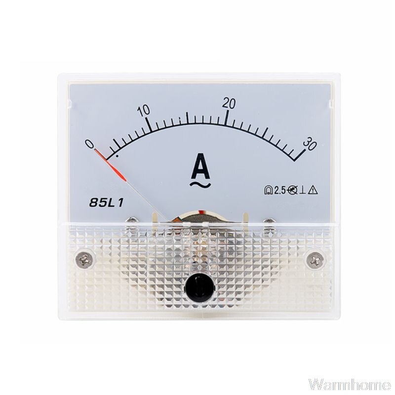1pc 85L1 AC Panel Meter Analog Panel Ammeter Dial Current Gauge Pointer Ammeter S08 20