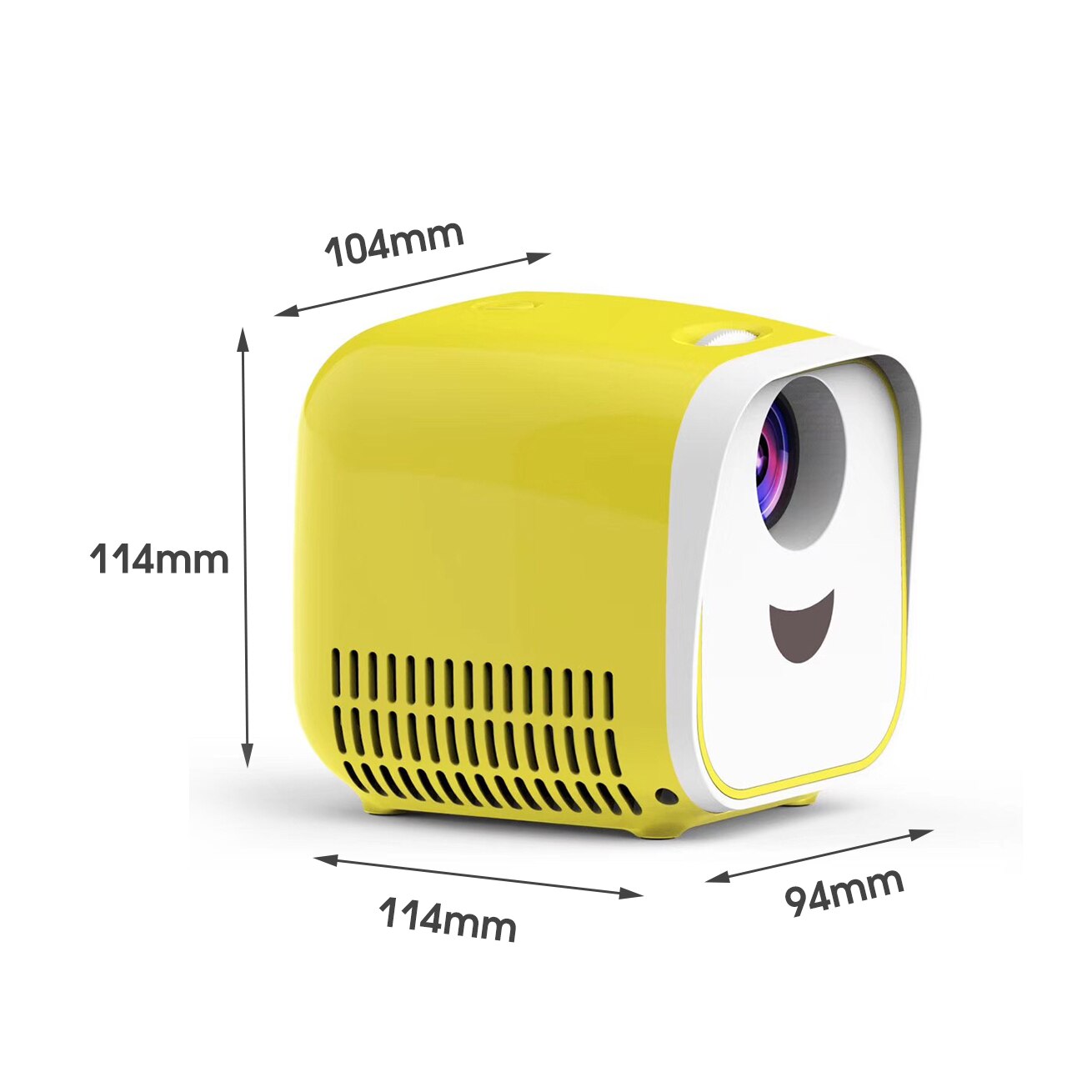 L1 Mini Projector Full Hd 1080P Kinderen Schattige Kinderen Mini Led Projector Voor Home Media Speler Ondersteuning Tf kaart