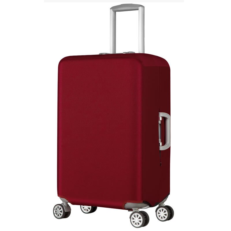 Oxford Cloth pyłoszczelna bagaż pokrywa ochronna elastyczny pokrowiec na wózek wodoodporny zamek błyskawiczny typu wysokiej jakości akcesoria podróżne: B Style Red / XXL